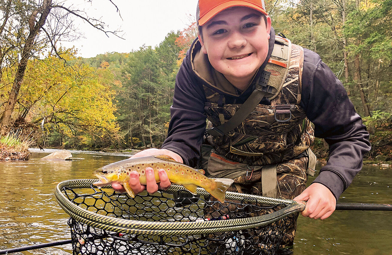 Young angler